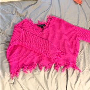 Pink sweater